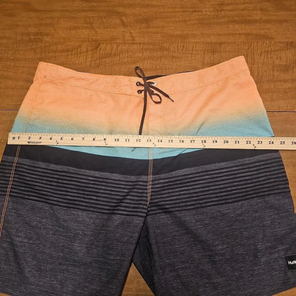 Mens Hurley Boca Barranca Board Shorts Swim Trunks Striped XL 40 C19